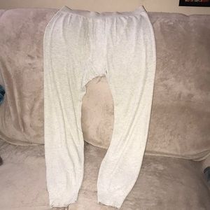 High sierra large cream/grey thermal pants 💕
